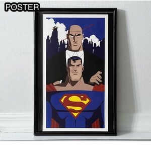 Superman The Animated Series Superman and Lex Luthor Poster
